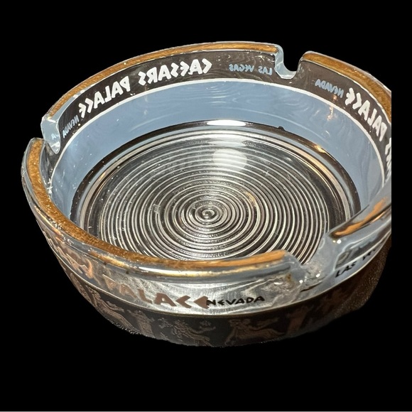 Vintage Caesars Palace Casino 3.5” Glass Ashtray Las Vegas Nevada - Picture 7 of 11